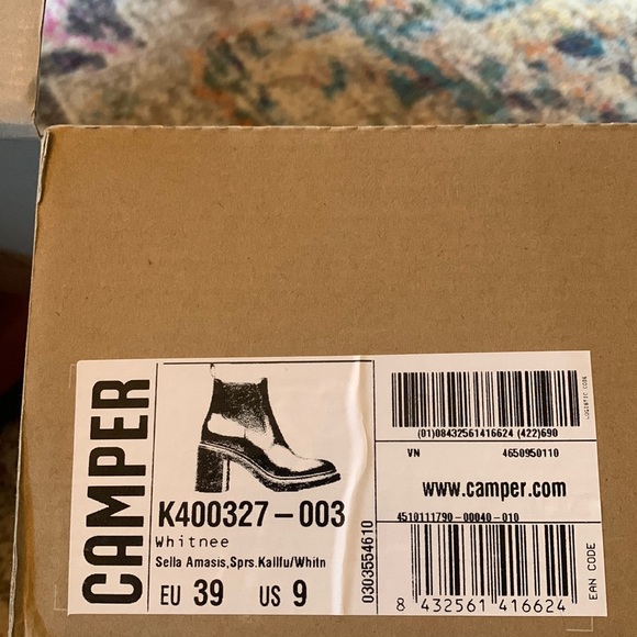 Camper K400327-003 Whitnee Ankle Boots in Brown - Picture 5 of 7